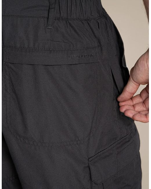 Craghoppers Gray Kiwi Long Shorts for men