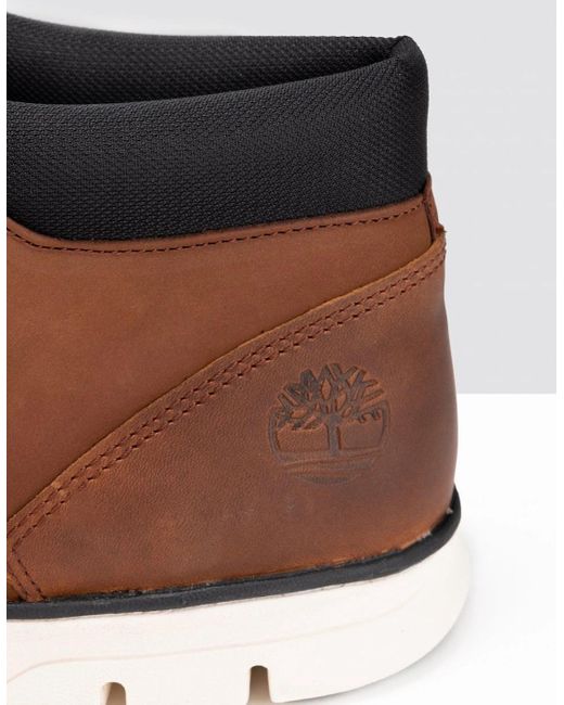 Timberland Brown Bradstreet Leather Chukka Boot for men