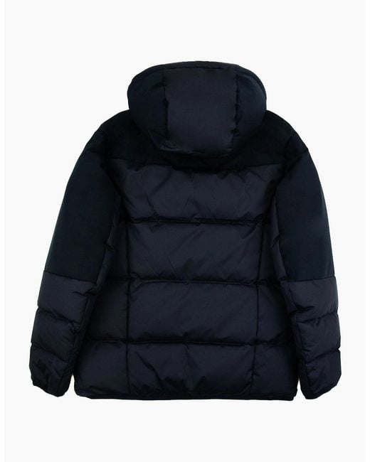 Boss Blue Hamar1 Logo Detail Down Jacket 402 for men