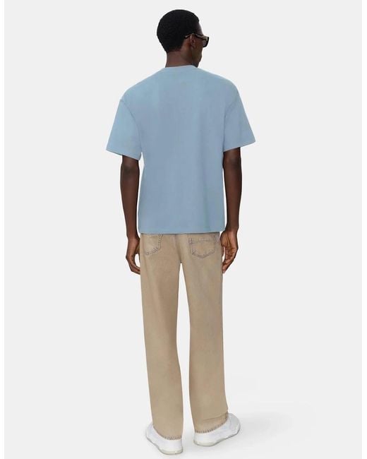 Amiri Blue 'Ma' Logo Skater T-Shirt for men