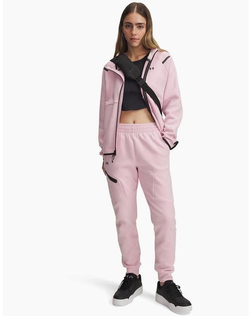 Under Armour Pink Unst Fleece Jogger