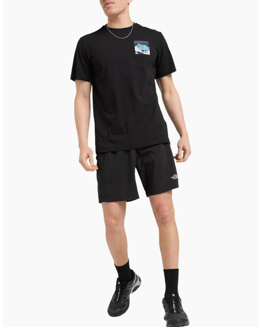 The North Face Black Energy Graphic T-Shirts Crew Neck Short Sleeve Soft Cotton Tee for men