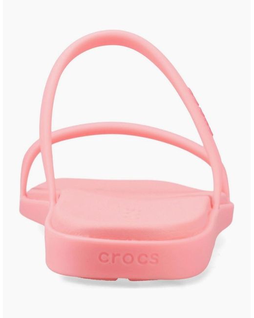 CROCSTM Pink Miami Two Strap Sandals