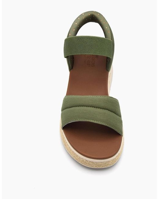 Skechers Green 114413 Bobs Sun Ray Ladies Sandal