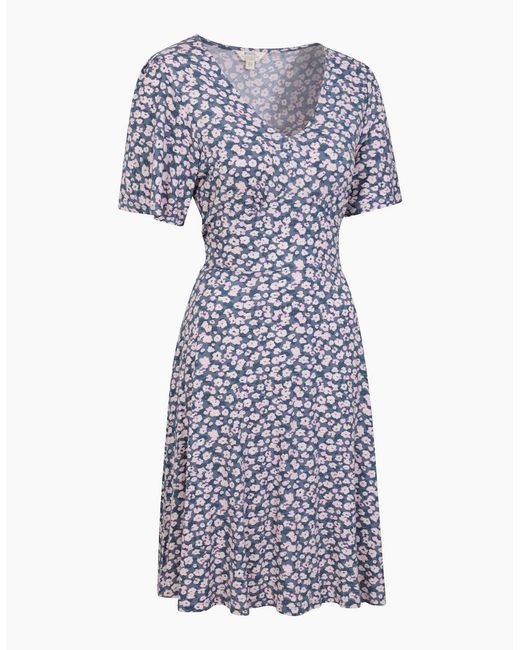 Mountain Warehouse Blue Ladies Como Floral Dress