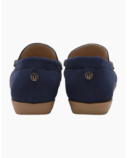 Lotus Blue Coma Loafers