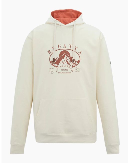 Regatta White Cline Mountain Hoodie for men