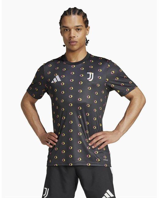 Adidas Black Juventus Pre Match Shirt 2024 2025 Adults for men