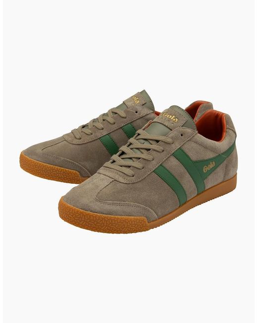Gola Green Harrier Suede Trainers for men