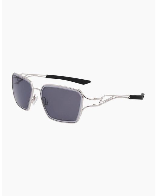 Nike Blue Prism Square Sunglasses for men