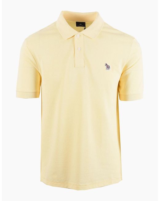 Paul Smith Yellow Reg Fit Polo for men