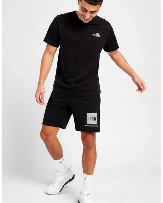 The North Face Black Reflective Short & Simple Dome T-Shirt Set for men