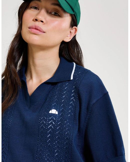 Ellesse Blue Maurices Polo Top