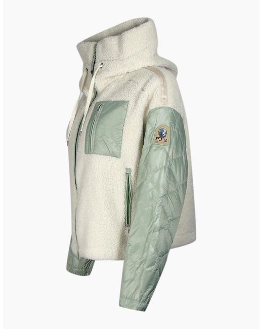 Parajumpers White Charlene Moonbeam Nile Fleece Jacket