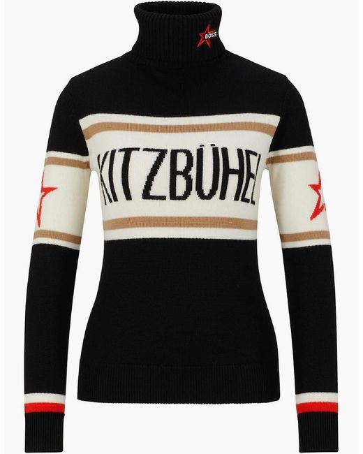 Boss Black Turtle Neck Long Sleeve Regular Fit Sweater