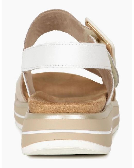 Remonte White Manila Sandals
