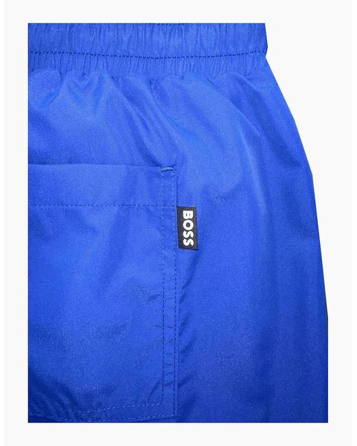 Boss Blue Dolphin Swim Shorts for men