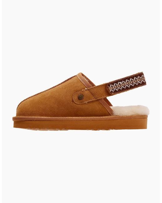 Osprey Brown London The Constellation Suede Tan Slippers