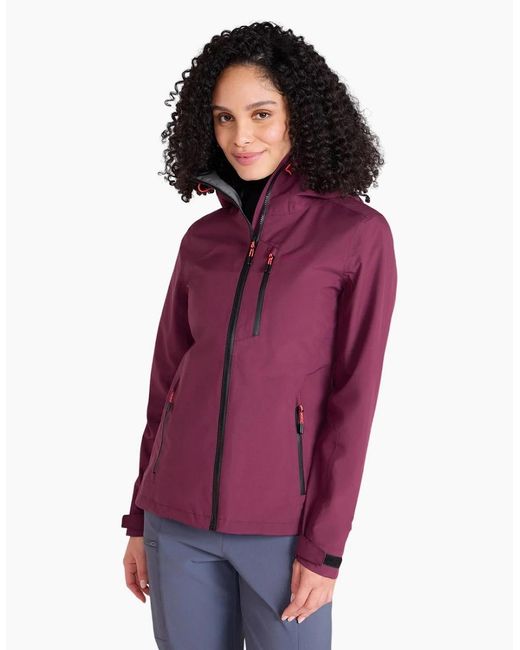 Mountain Warehouse Purple Ladies Bachill 3 Layer Waterproof Jacket