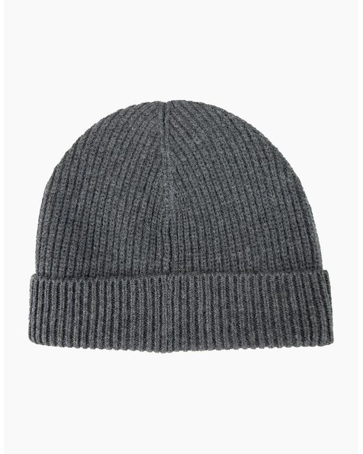 DSquared² Gray Maple Leaf Beanie Dark for men