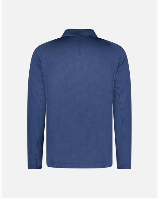 Castore Blue Soft Shell Tech Golf Half Zip Oceana for men