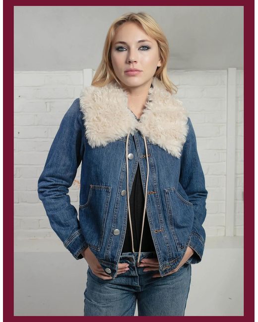 Nooki Design White Klara Fur Collar