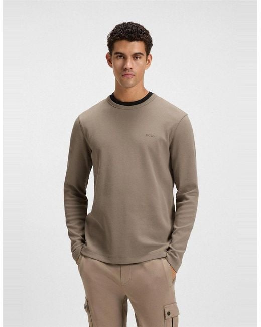Boss Brown Tempesto Sweatshirt for men