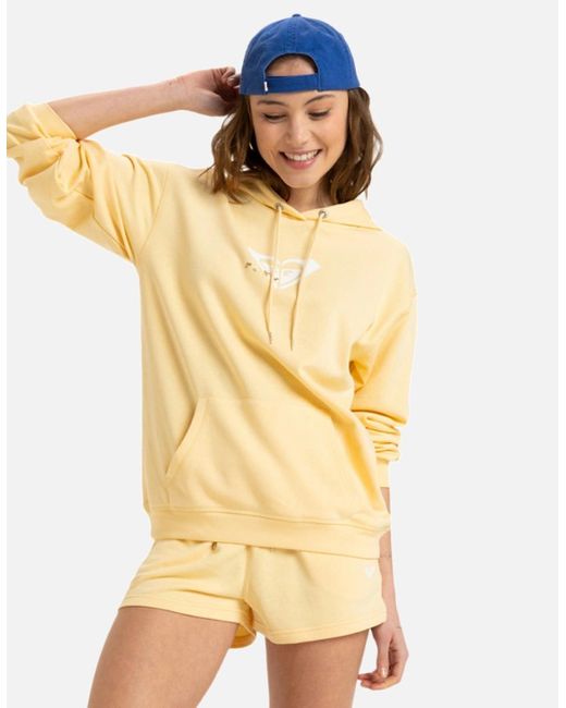 Roxy Yellow Surf Soaked Hoodie