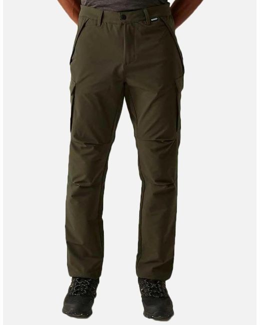 Regatta Black Questra Cargo Trousers for men