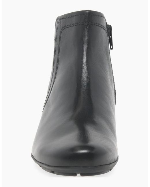 Gabor Black Heritage Ankle Boots