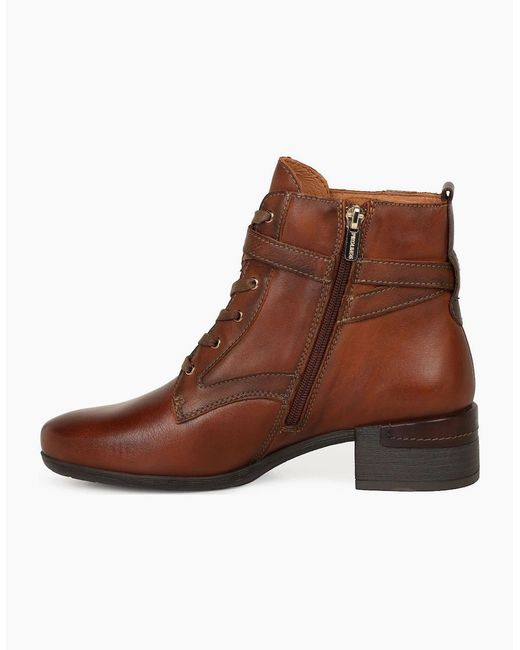 Pikolinos Brown Murrey Ankle Boots