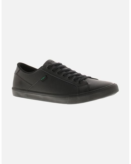 Kickers Black Casual Shoes Kody Lo Leather Lace Up Uk Size for men