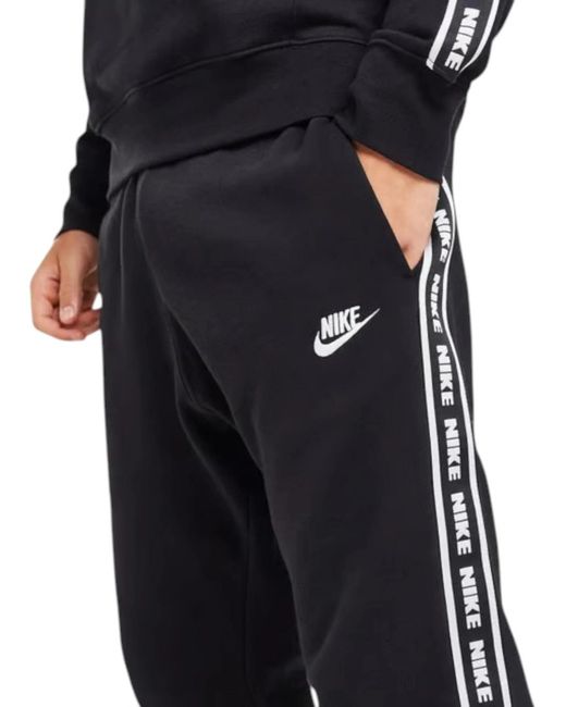 Nike Black Fb7296 Jogger Aries Club Tape Running Sweat Bottom for men