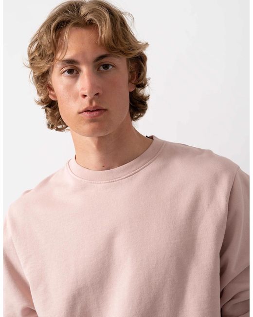 COLORFUL STANDARD Pink Classic Organic Crew Neck Sweatshirt for men
