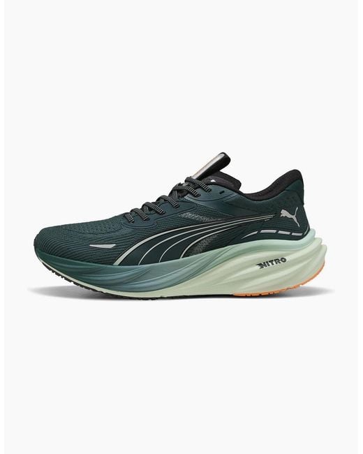 PUMA Green Magnify Nitro 3 Everyday Neutral Road Running Shoes for men
