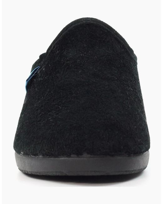 Lunar Black Audrey Slippers