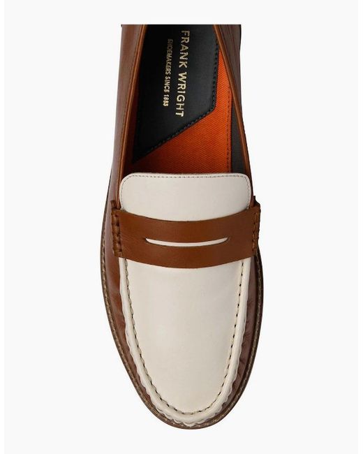 Frank Wright Brown Bremner Loafers for men