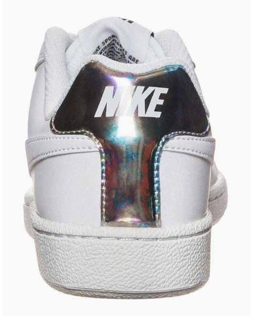 Nike White Ladies Court Royale Leather Trainers