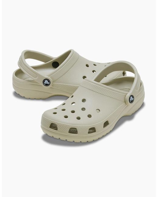 CROCSTM Natural Classic Clog Thermoplastic Linen Clogs