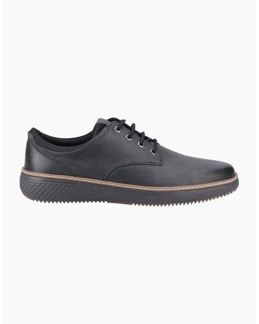 Hush Puppies Black Kash Lace Up Shoes for men