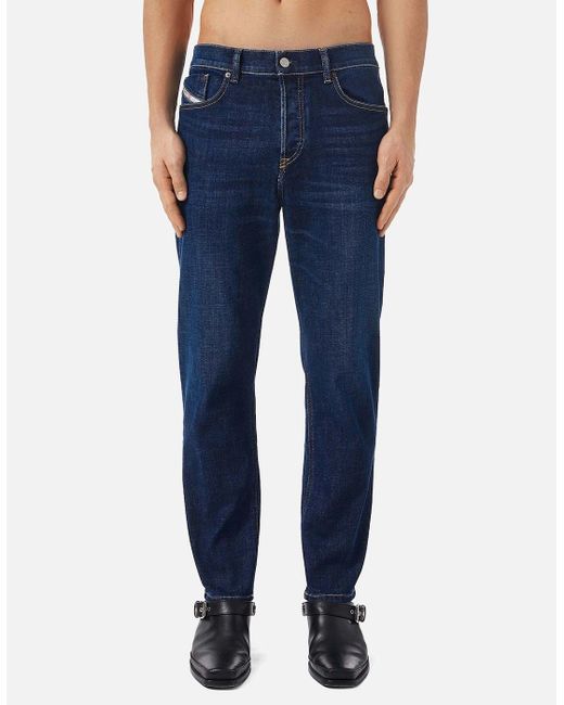 DIESEL Blue D-Fining Tapered Fit Jeans for men