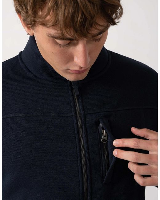 Gant Blue Fleece Jacket for men