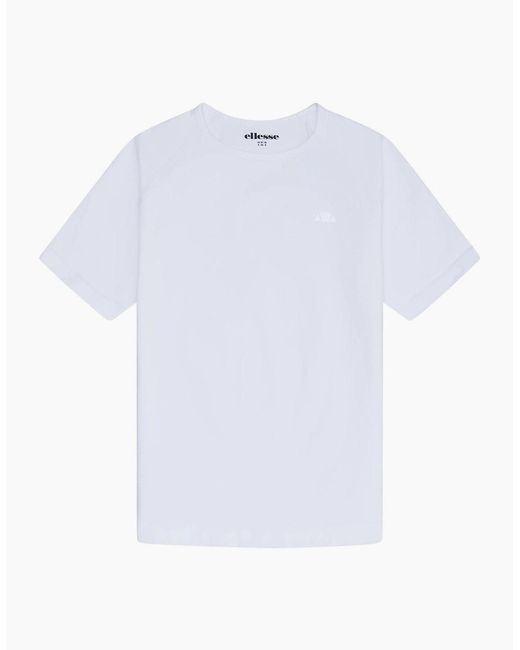 Ellesse White La Bella Ss Fitted T-Shirt for men