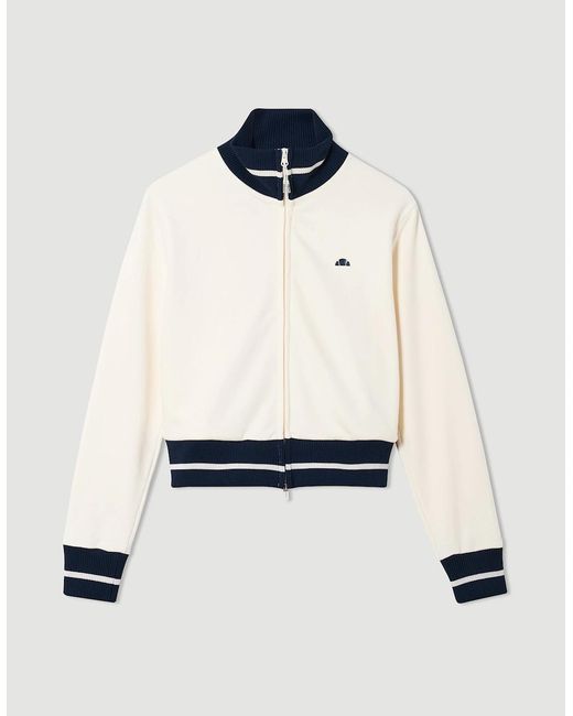 Ellesse White Sanita Fz Jacket