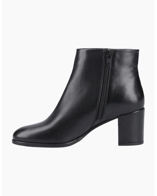 Hush Puppies Black Claridy Ankle Boots