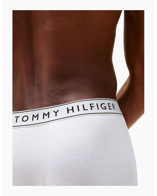 Tommy Hilfiger Blue 3-Pack Retro Logo Boxer Trunks for men