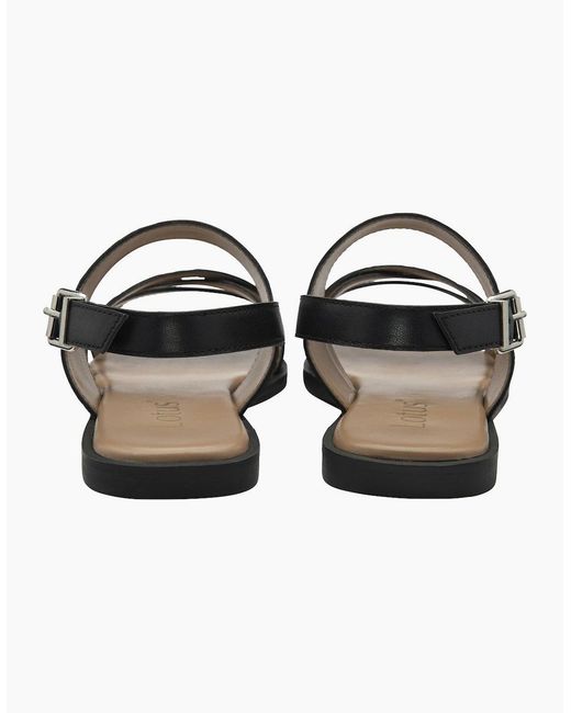 Lotus Black Torro Sandals