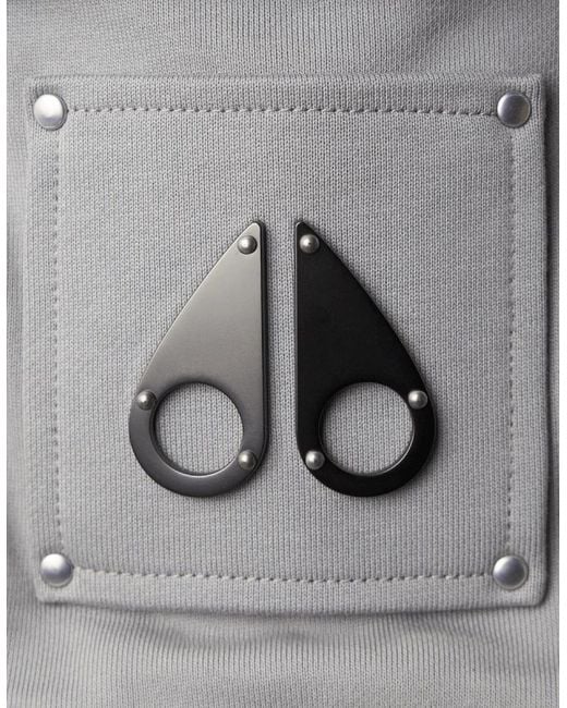 Moose Knuckles Gray Cotton Hartsfield Industry Cargo Shorts for men