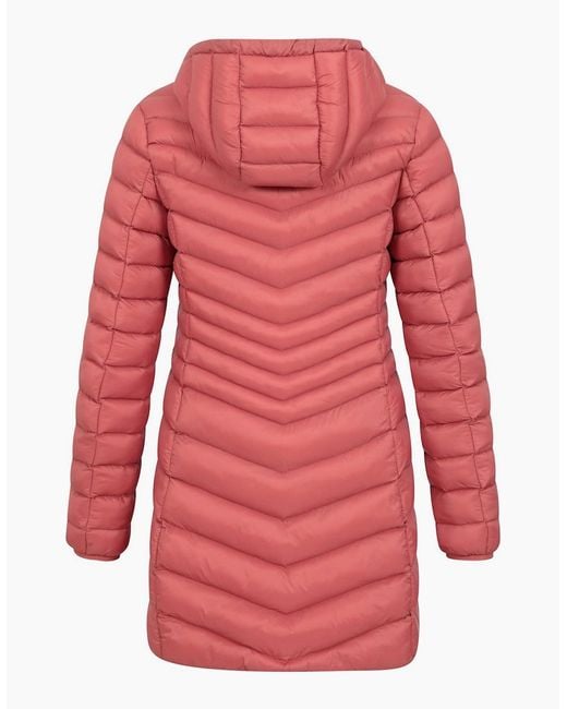 Mountain Warehouse Red Ladies Florence Long Padded Jacket
