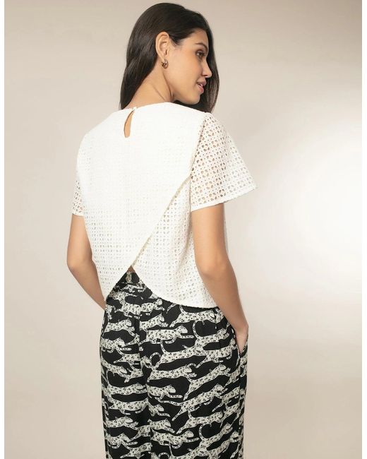 Nooki Design White Mayhew Top